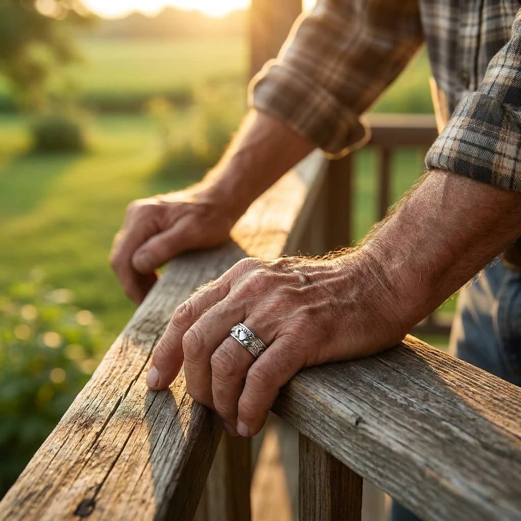 Claddagh — Love. Loyalty. Friendship. For the man who gave you all three.